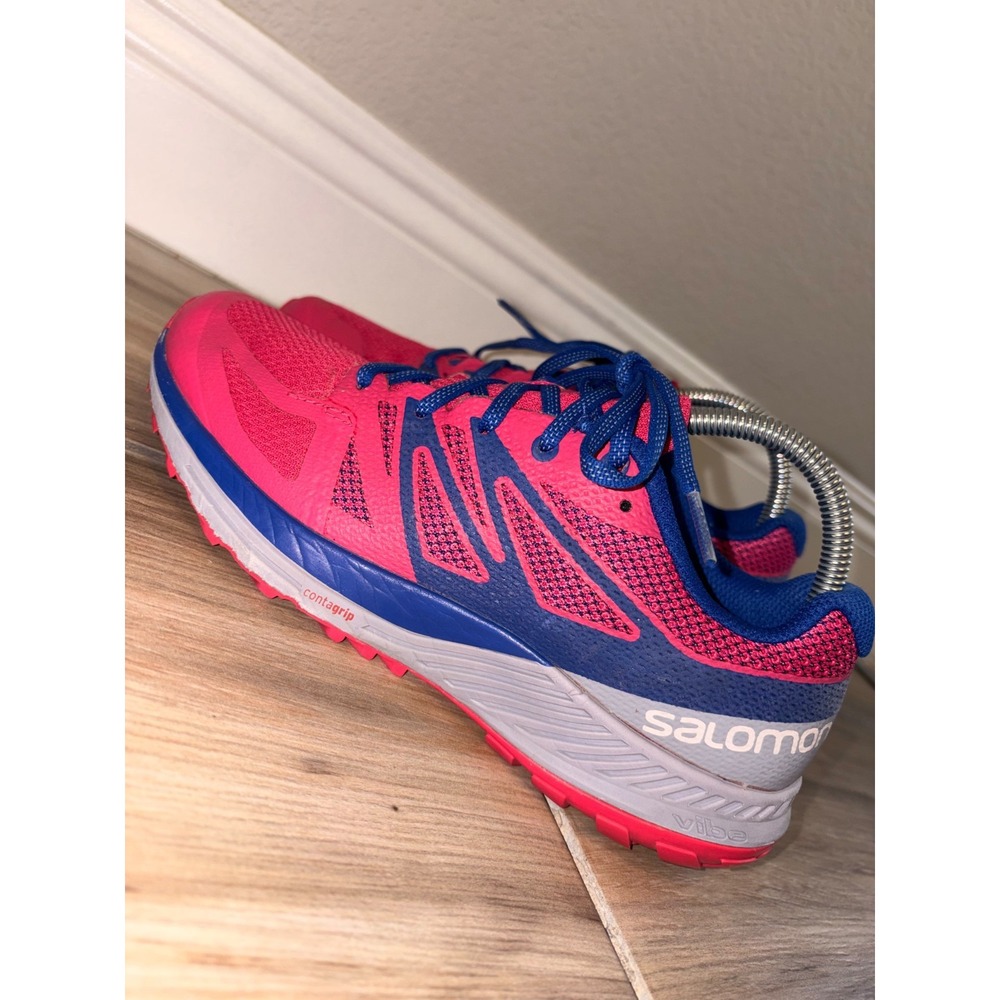 Salomon Sense Escape Shoes Womens 8 Pink Trail Running Comfort Walking Sneaker